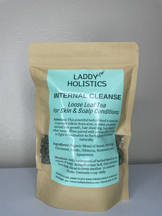 Internal Cleanse Loose Leaf Tea for Eczema, Acne, Psoriasis, Hair Shedding and Growth