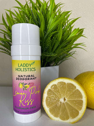Natural Deodorant - Lemon Pink Kiss 4oz